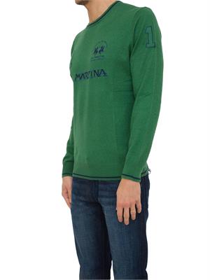 MAGLIA LA MARTINA VERDE in UOMO