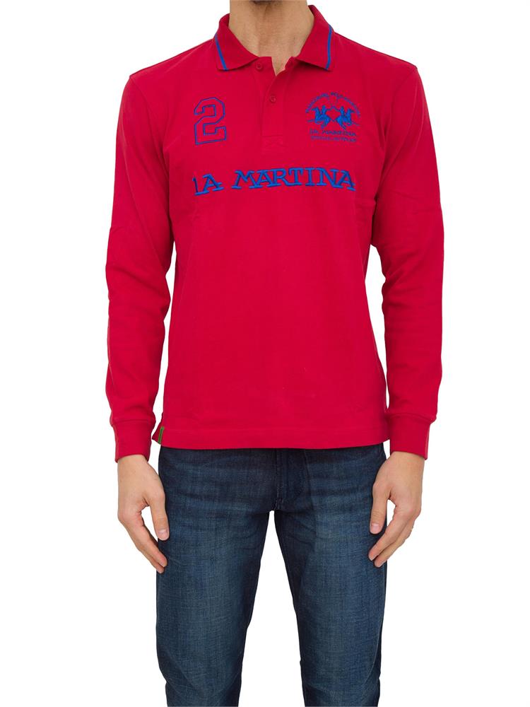 POLO LA MARTINA ROSSO
