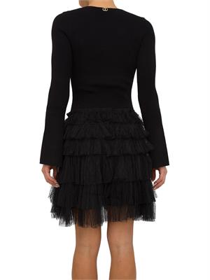 VESTITO TWIN-SET NERO in DONNA