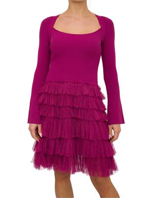 VESTITO TWIN-SET VIOLA in DONNA