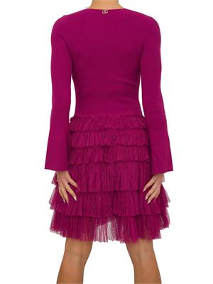 VESTITO TWIN-SET VIOLA in DONNA