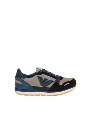 SNEAKERS EMPORIO ARMANI BLU in UOMO