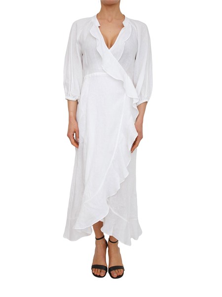 abito gioco marella in puro lino bianco mlsgioco