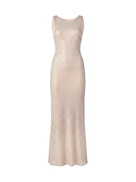 abito helios twenty fourhaitch cipria con strass all over helios