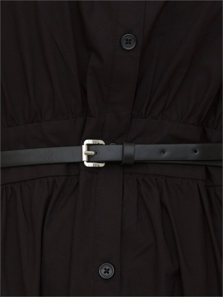 abito michael michael kors in cotone nero ms683i5klz