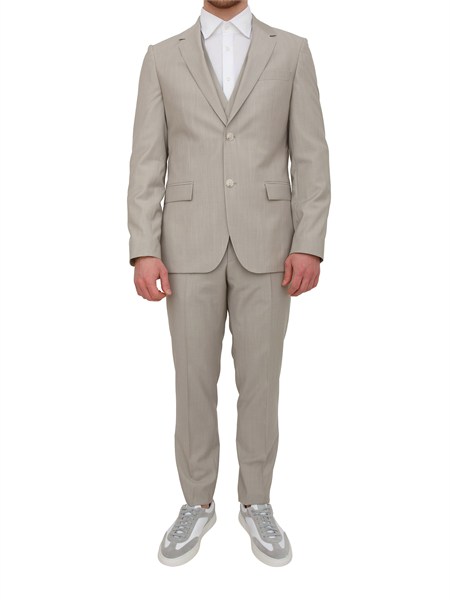 abito uomo giaccagiletpantaloni h houston boss in lana tortora h houston 3pcs 26250561836