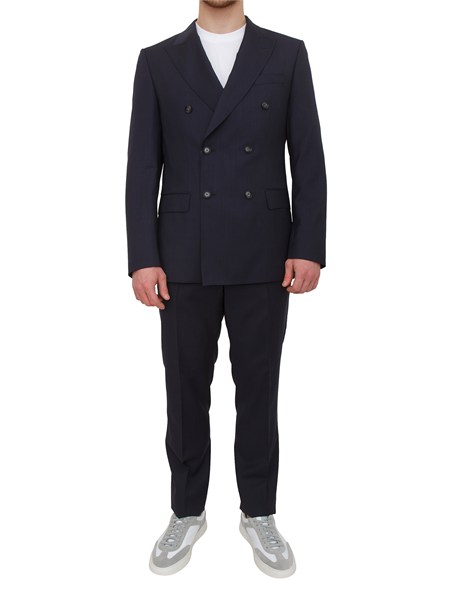 abito uomo giaccapantalone h huge boss in lana vergine blu h huge 2pcs db 25450561841