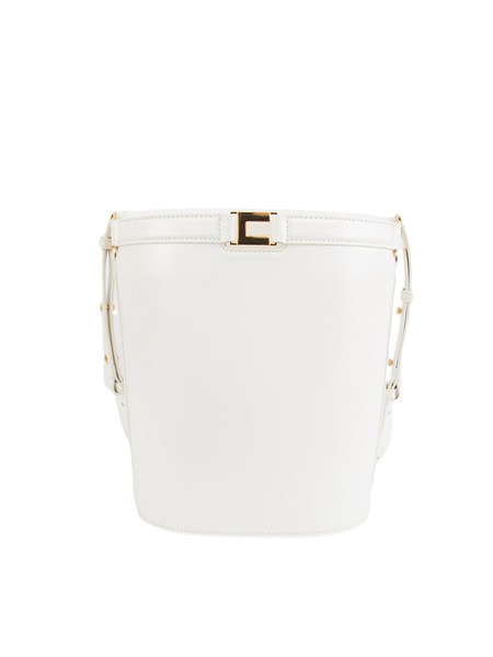 borsa a secchiello elisabetta franchi effetto naplak burro bs16a61e2