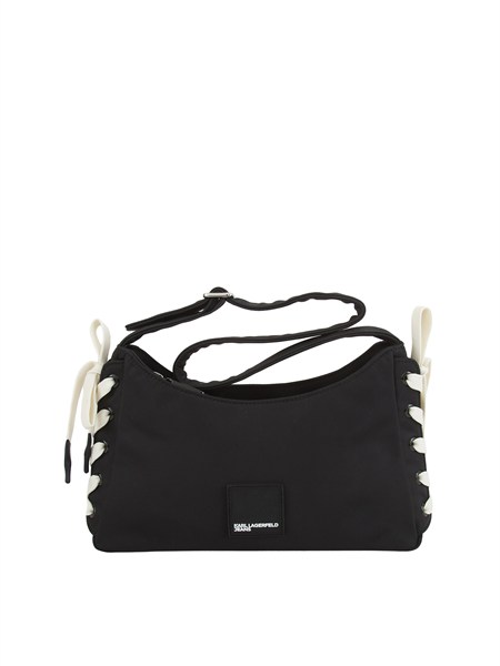 borsa a spalla karl lagerfeld jeans in tessuto nero 261mklb2w30140