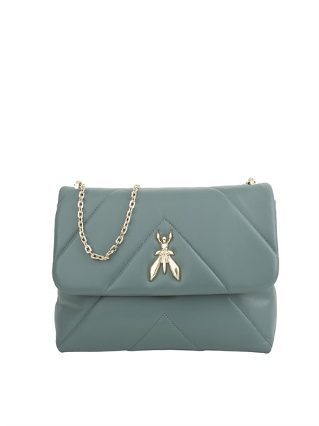 borsa a spalla pelle donna patrizia pepe azzurro cba302l006g600