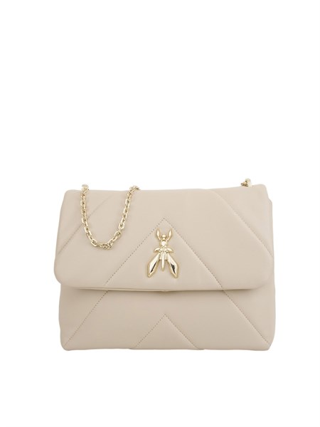 borsa a spalla pelle donna patrizia pepe beige cba302l006b732