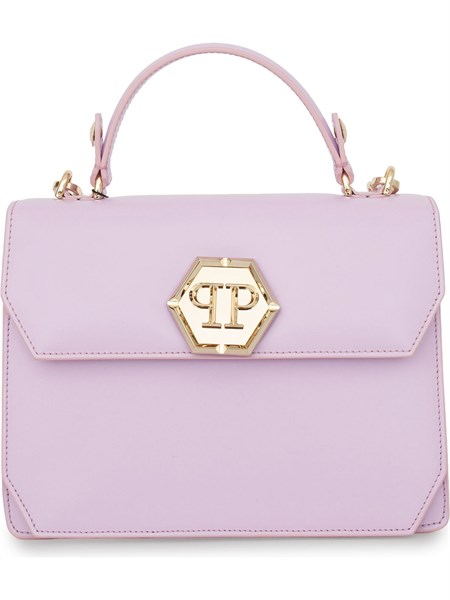 borsa a spalla pelle donna philipp plein lilla wba1699ple010n