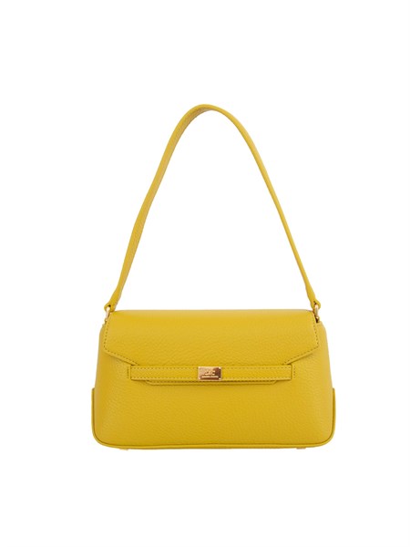 borsa a spalla poliuretano donna elisabetta franchi verde bs01a51e2