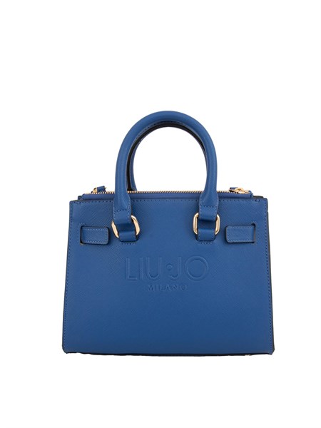 borsa a spalla poliuretano donna liu jo blu aa5150e0087