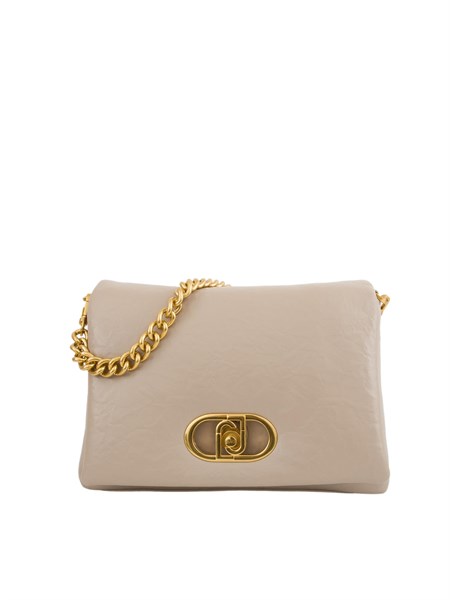 borsa a spalla poliuretano donna liu jo taupe aa5147e0886