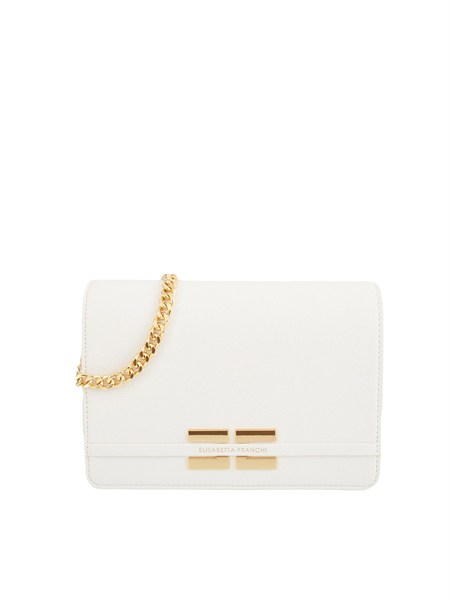 borsa a tracolla elisabetta franchi burro bs39a61e2