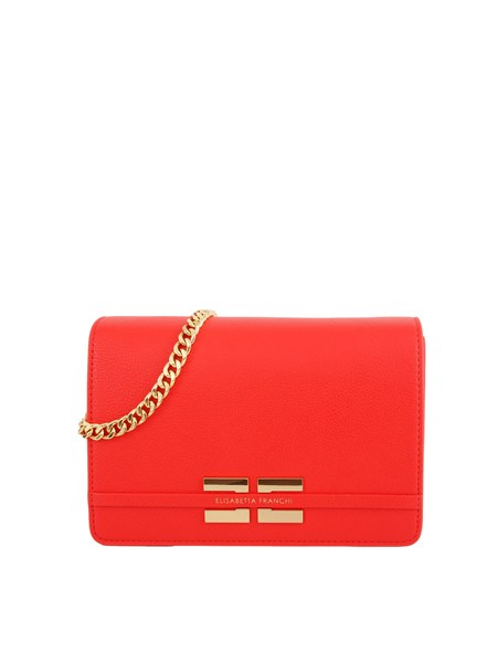 borsa a tracolla elisabetta franchi rosso bs39a61e2