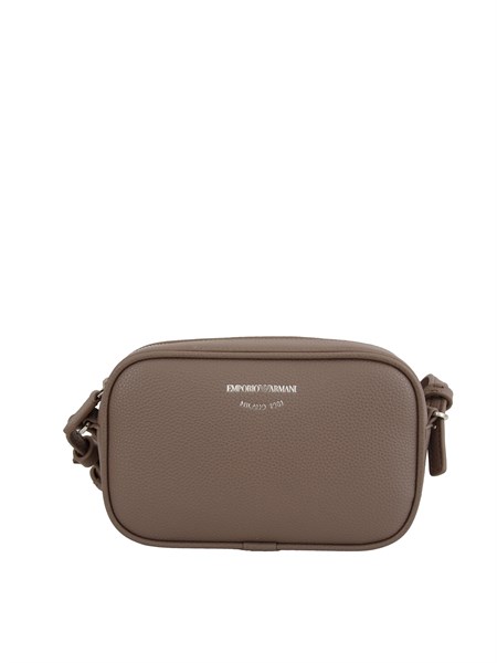 borsa a tracolla emporio armani in ecopelle martellata taupe ew000537af12036