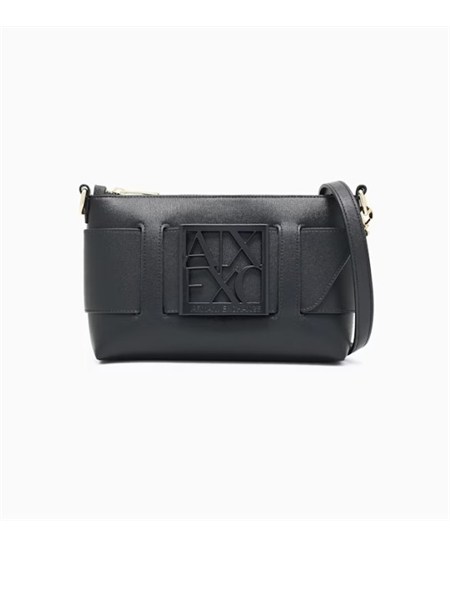 borsa armani exchange donna ecopelle nera 9429070a874