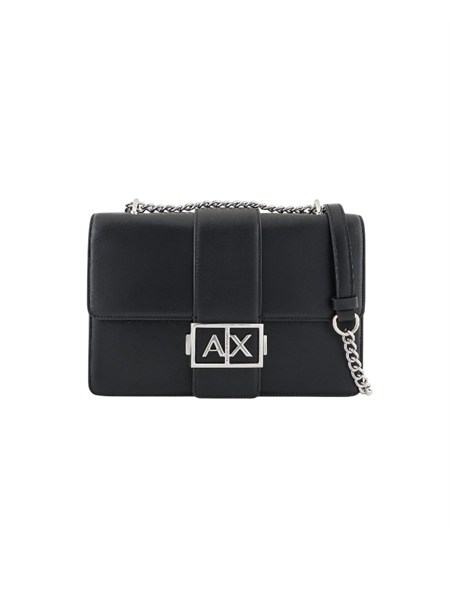 borsa armani exchange ecopelle nera xw000070af12039