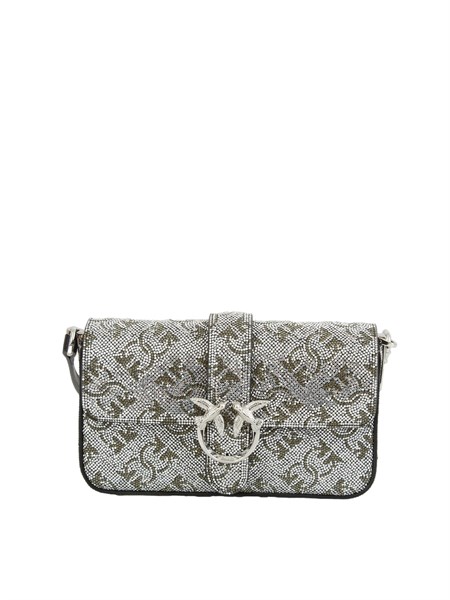 borsa baby love bag slouchy in pelle full strass argento 105353a20d