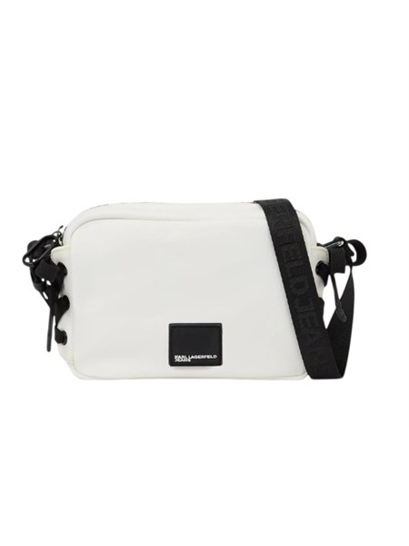borsa bianca karl lagerfeld jeans in nylon 261mklb2w30142