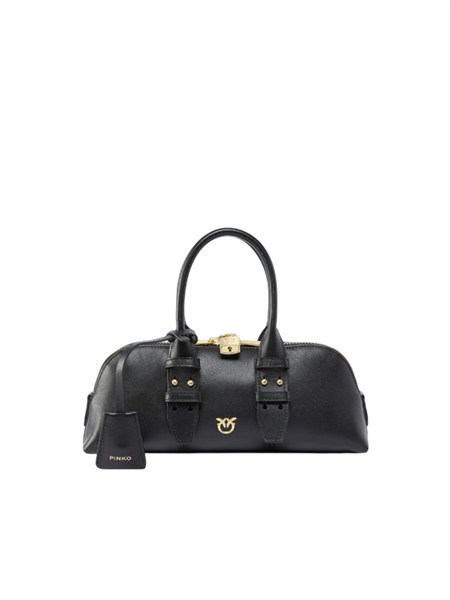 borsa bowling pinko escape bag in pelle nera 105334a0qo