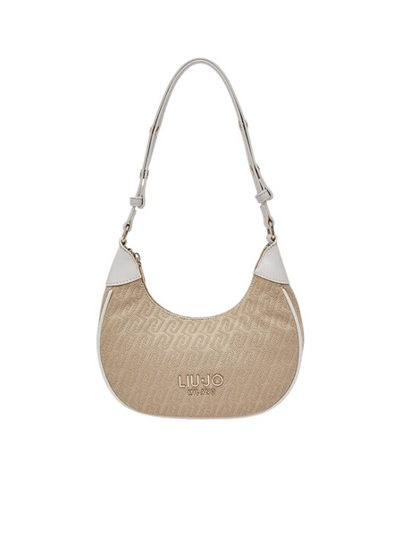 borsa hobo piccola liu jo ecopelle beige aa6072t378a