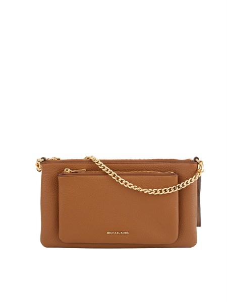borsa jet set di michael michael kors in pelle cuoio 32f5gj6c8l