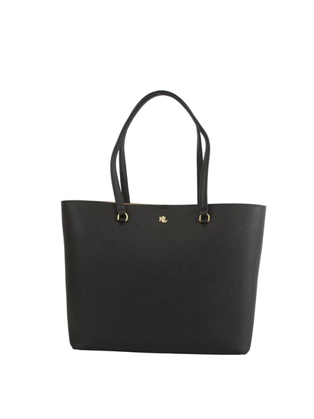 borsa karly media ralph lauren in pelle nera karly tote large431911655001