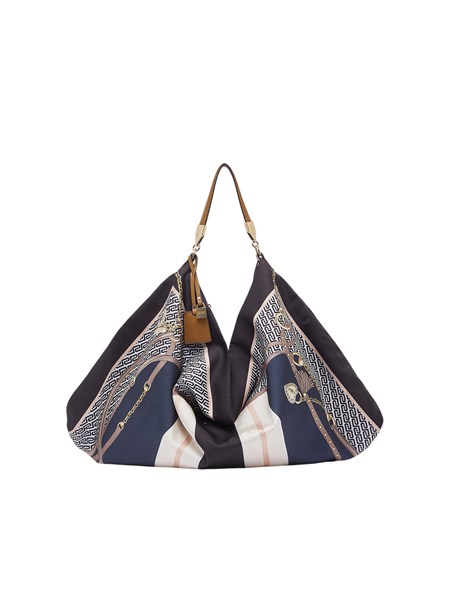 borsa liu jo donna in raso stampato fantasia nera aa6194t2745
