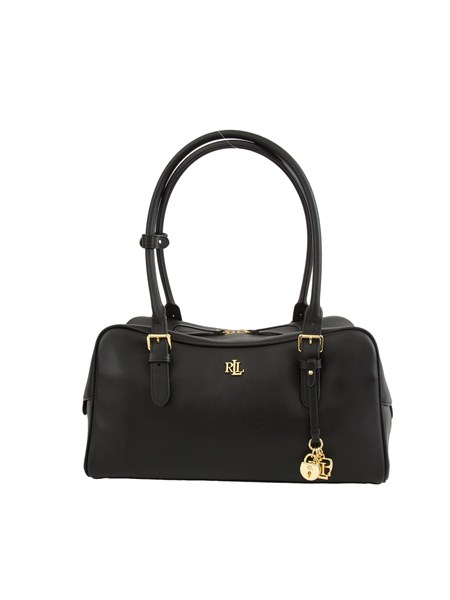borsa marcy ralph lauren in pelle liscia nera mrcy431p06068002