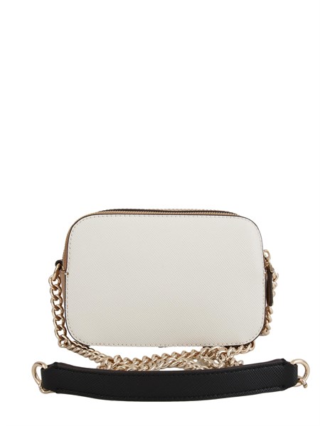 borsa noelle guess jeans in ecopelle cipria e bianco hwzg9672140