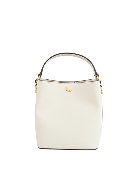 borsa secchiello reese ralph lauren in pelle bianca reese431969365018