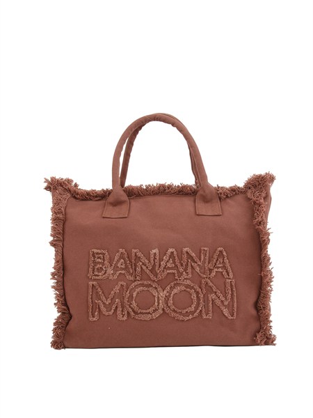 borsa shopper marrone banana moon bordi sfrangiati carmanicarlina