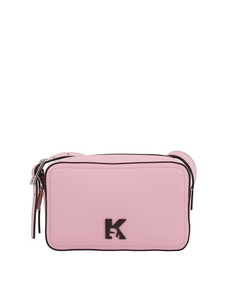 camera bag karl lagerfeld in ecopelle rosa 261mklb2w30128