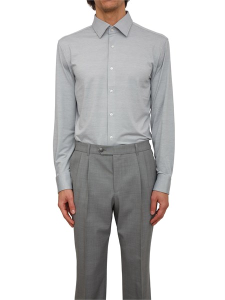 camicia boss uomo in maglina grigia p hank kent c1 22250550563
