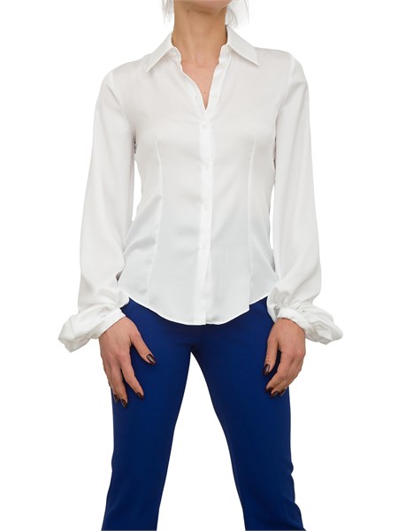 camicia manica lunga donna blugirl avorio ra4172t1942
