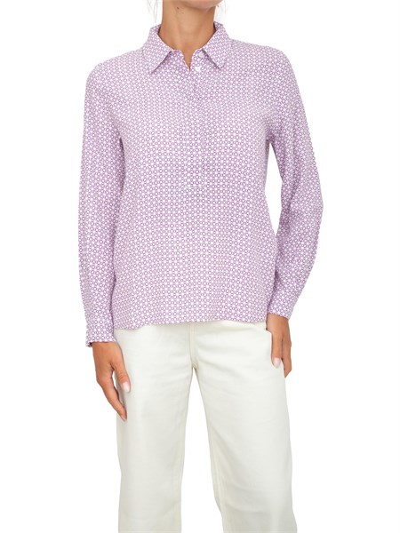 camicia manica lunga donna emme marella viola ossido