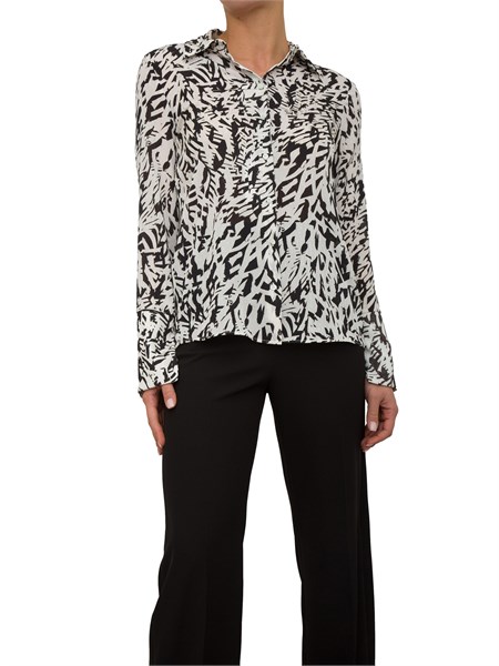 camicia manica lunga donna patrizia pepe bicolor 8c0703a463fe84