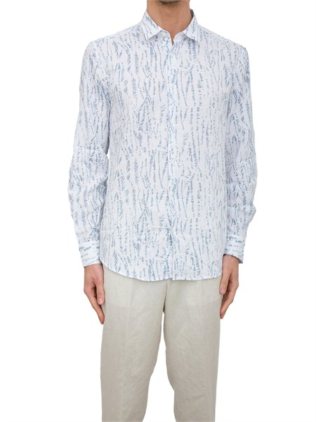 camicia manica lunga uomo antony morato azzurro mmsl00628fa430641