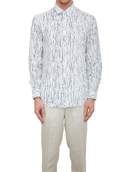 camicia manica lunga uomo antony morato verde mmsl00628fa430641