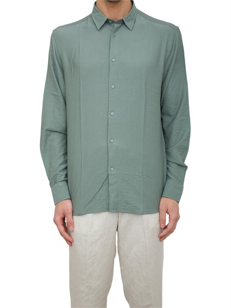 camicia manica lunga uomo antony morato verde mmsl00752fa400082