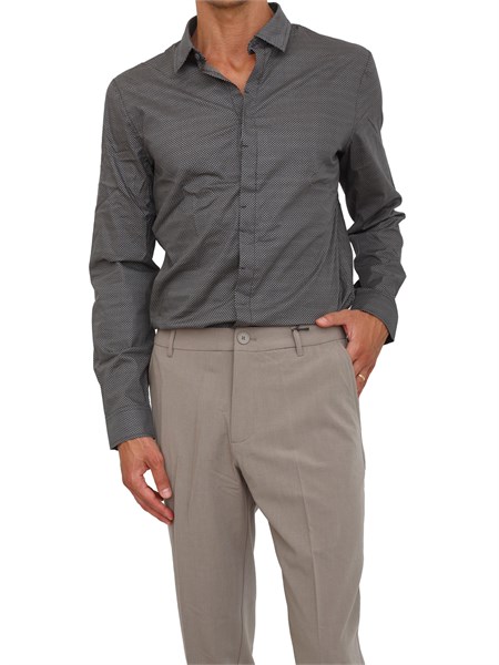 camicia manica lunga uomo armani exchange blu xm000625af13184