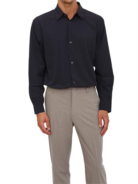 camicia manica lunga uomo armani exchange blu xm001567af19193