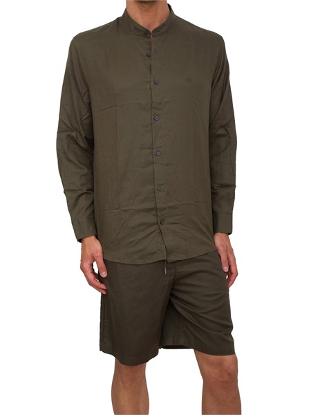camicia manica lunga uomo armani exchange verde xm000717af13181