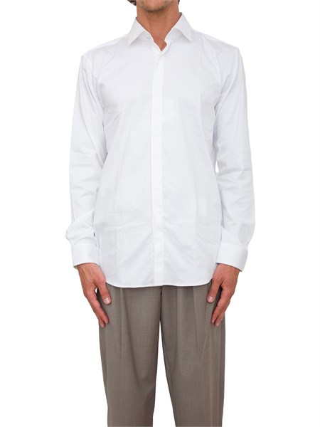 camicia manica lunga uomo boss bianco valenti50539717