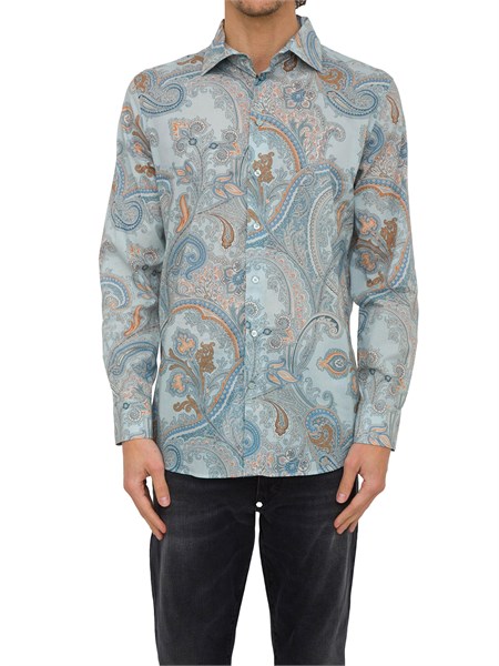 camicia manica lunga uomo etro azzurro 129085761