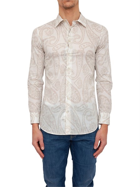 camicia manica lunga uomo etro beige 114514731