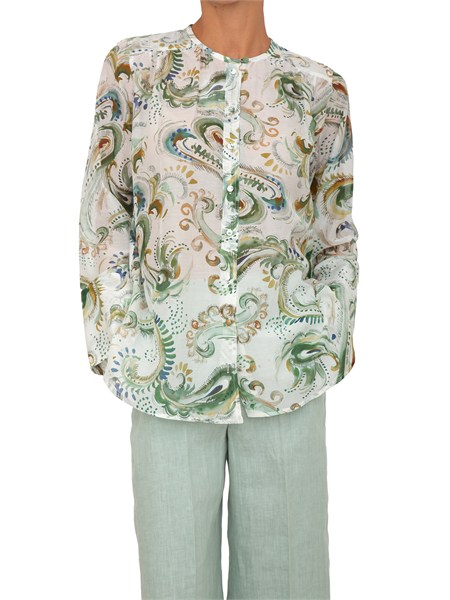 camicia mlldisco di marella in voile di seta sampata mlldisco